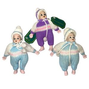 Corner Stone collectibles mini doll set of 3
